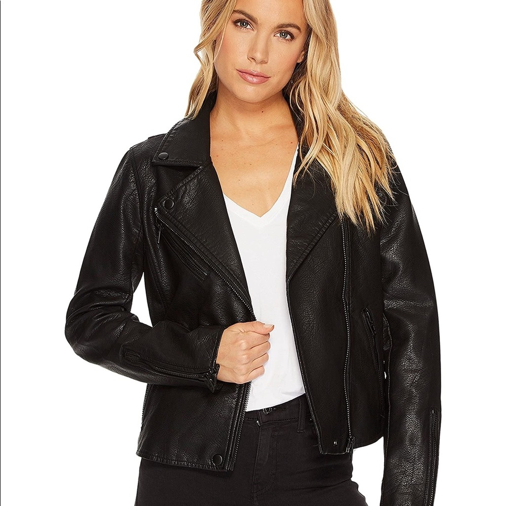 Blank NYC Faux Leather Moto Jacket